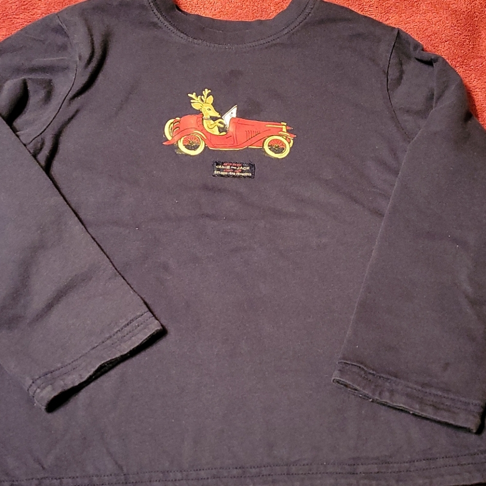 Janie and Jack reversible size 4 thick shirt